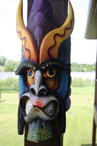 Wooden Boruca Mask from Costa Rica (Devil Mask 003)